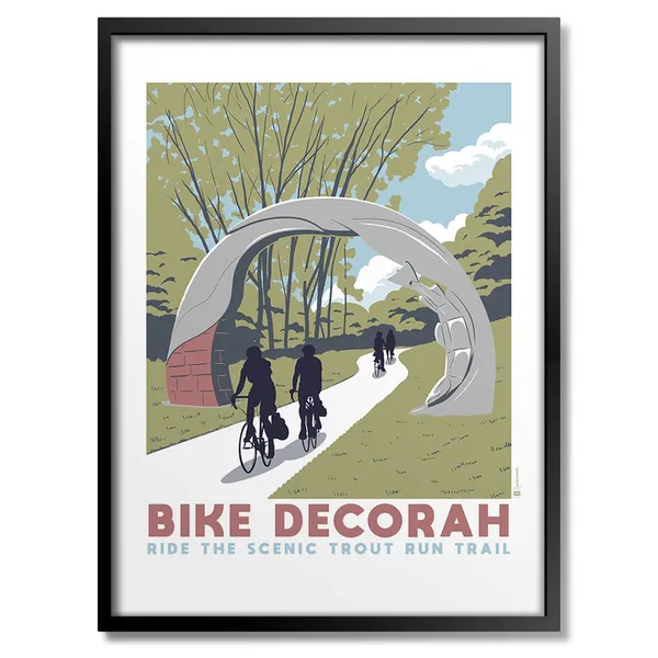 Bike Decorah Art Print, Home & Lifestyle