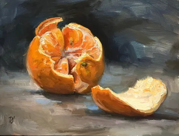 Sweet Peels Orange Still Life Art Print