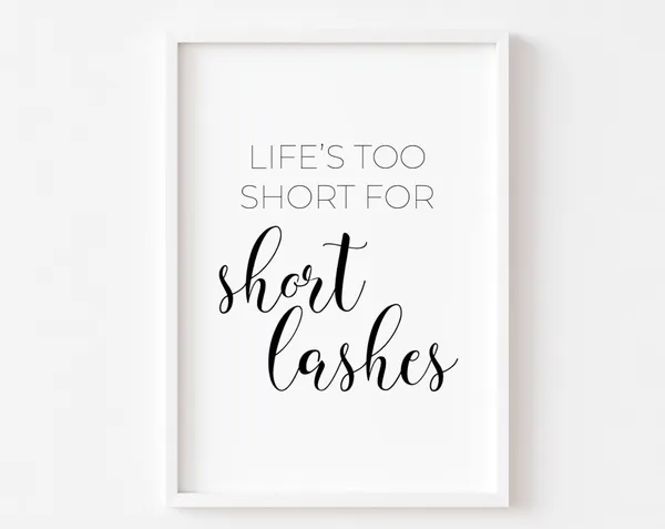 Bedroom Make Up Dressing Room Mascara Lashes Art Print