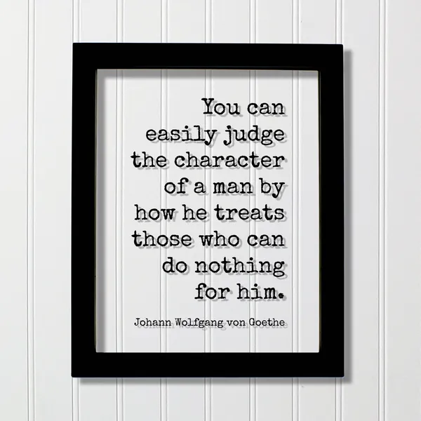 Johann Wolfgang Von Goethe Quote Art Print, Floating
