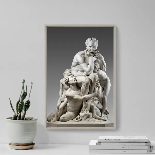 Jean Baptiste Carpeaux Ugolino And His Sons Art Print