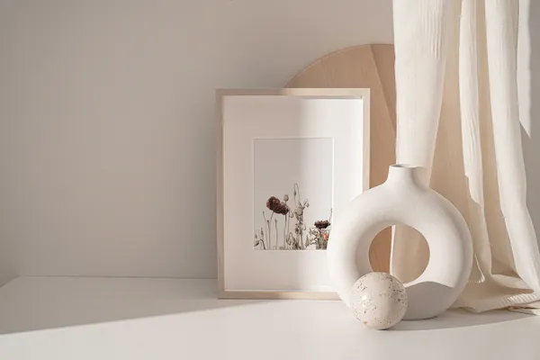 Poppy Print, Modern Minimalist Flower Art Print