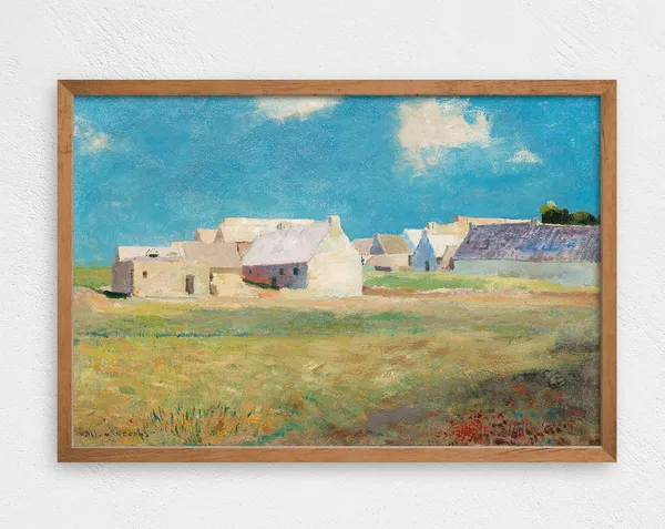 Country Farm Abstract Farmhouse Art Print