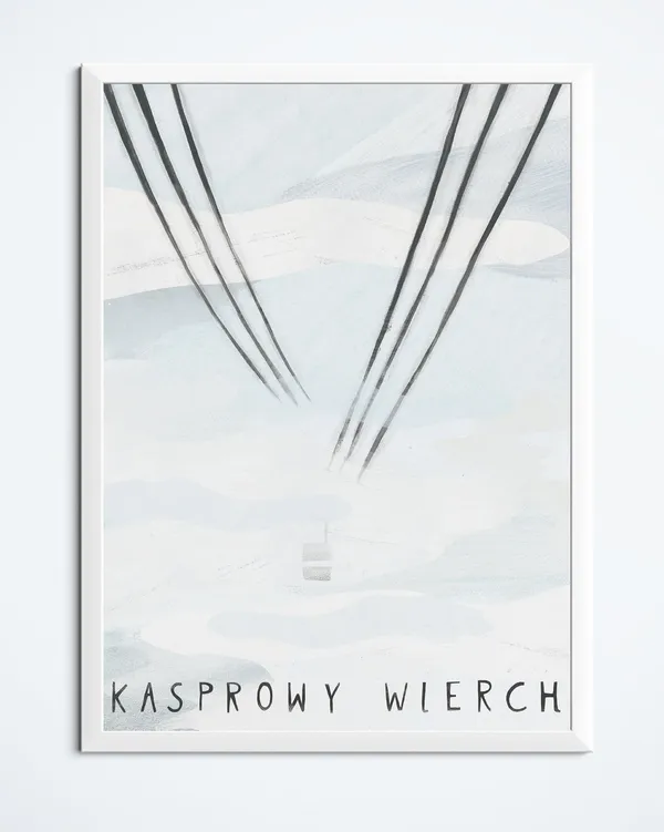 Kasprowy Wierch Zakopane Travel Poster, Tatry Poland