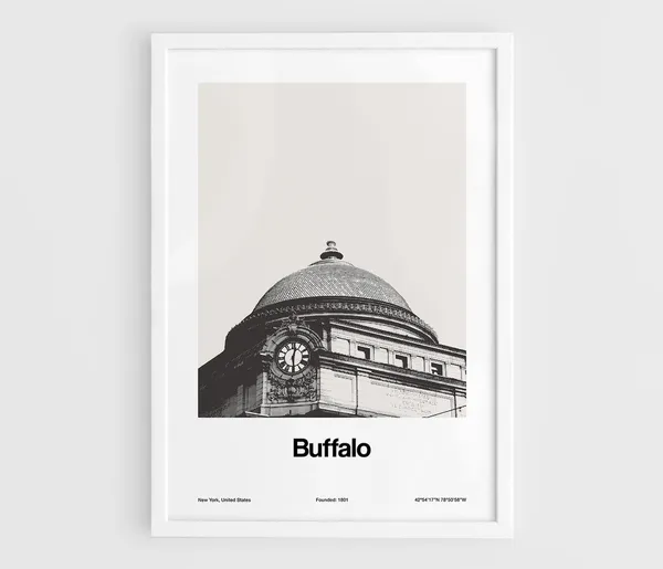 Buffalo Savings Bank, New York State Travel Poster
