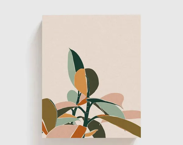 Botanical House Plant Art Print, Botanical Decor