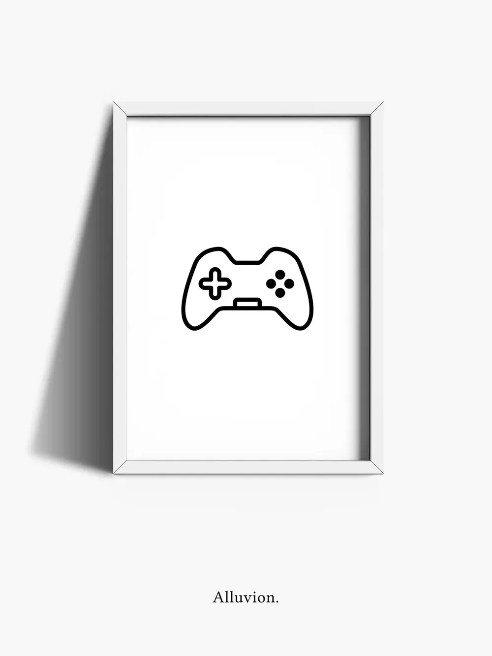 Gaming Controller Art Print, Gamer Bedroom Decor