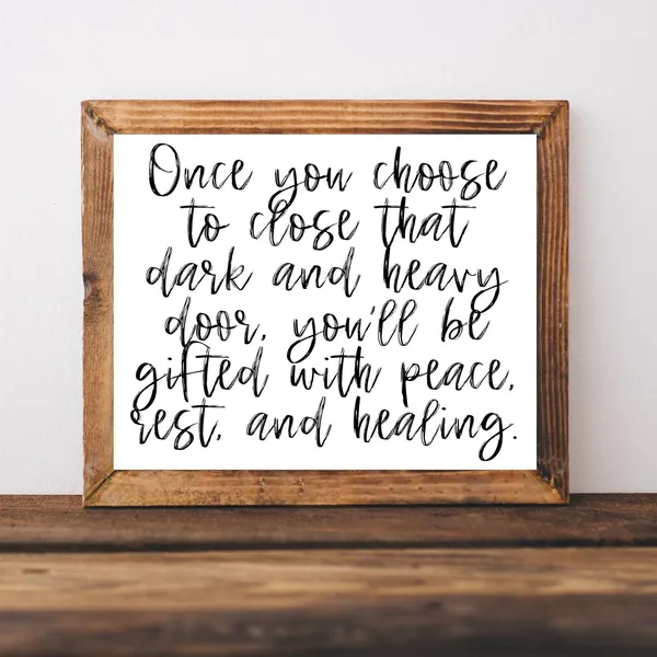 Therapy Wall Decor Therapist Quotes Office Art Print