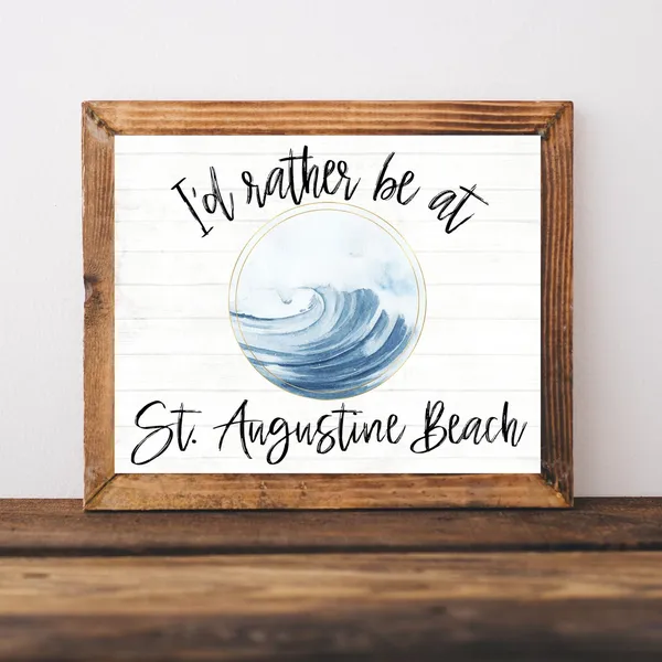 St Augustine Florida Lighthouse Travel Poster