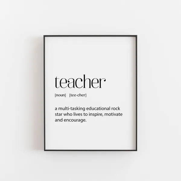 Teacher Gift Funny End Of Year Present, Art Print