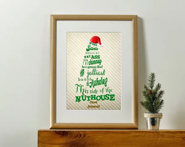 Jolliest Bunch of Aholes Christmas Vacation Poster