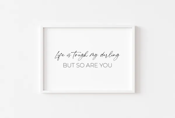 Bedroom Inspirational Quotes Wall Art Print