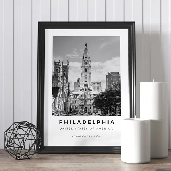 Philadelphia Landscape Wall Art Print