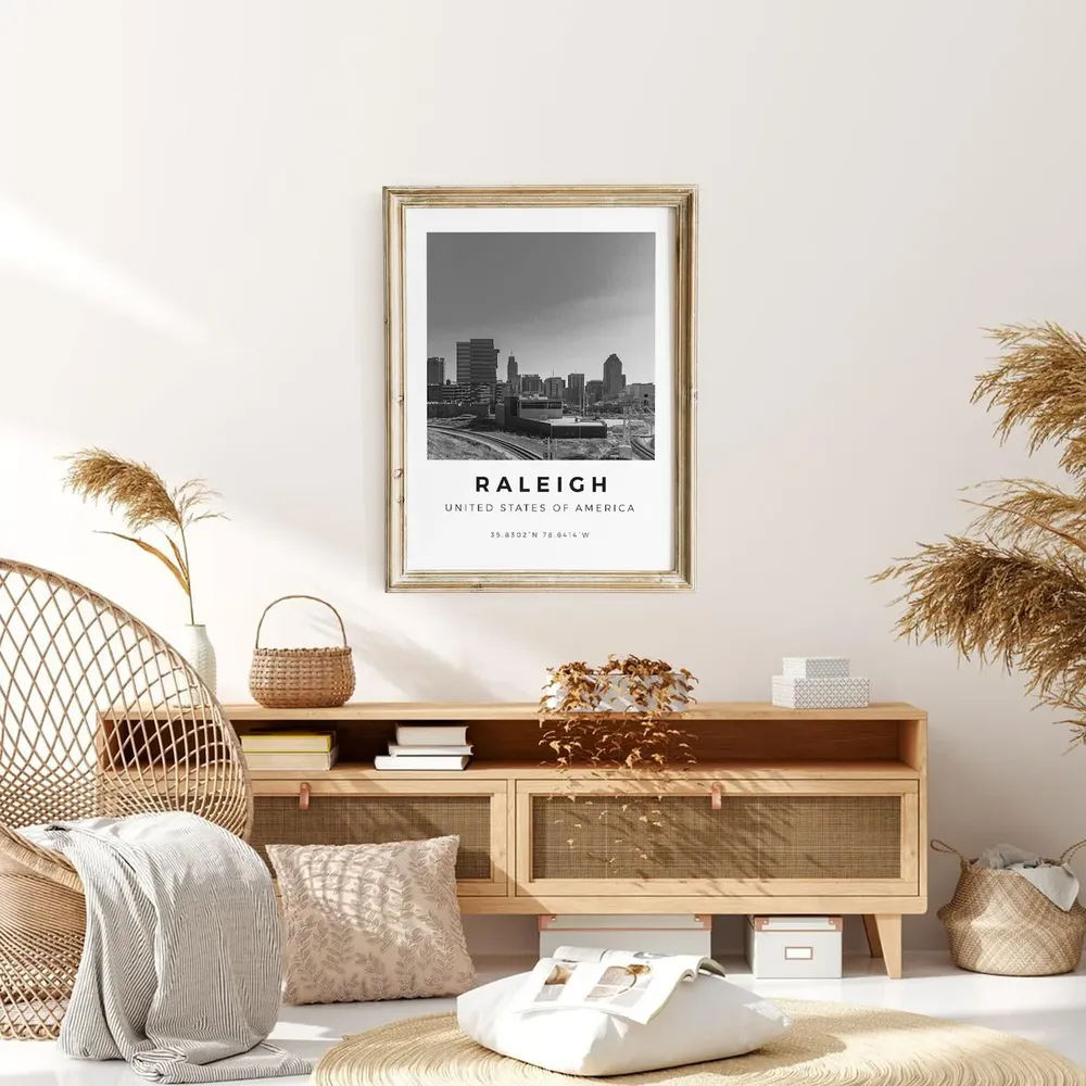 Raleigh Landscape Poster Print - Image 3