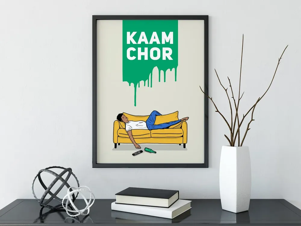 Indian Desi Kaam Chor Art Print - Image 3