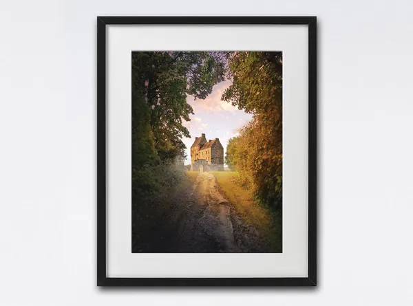 Lallybroch Castle Scottish Highlands Travel Poster