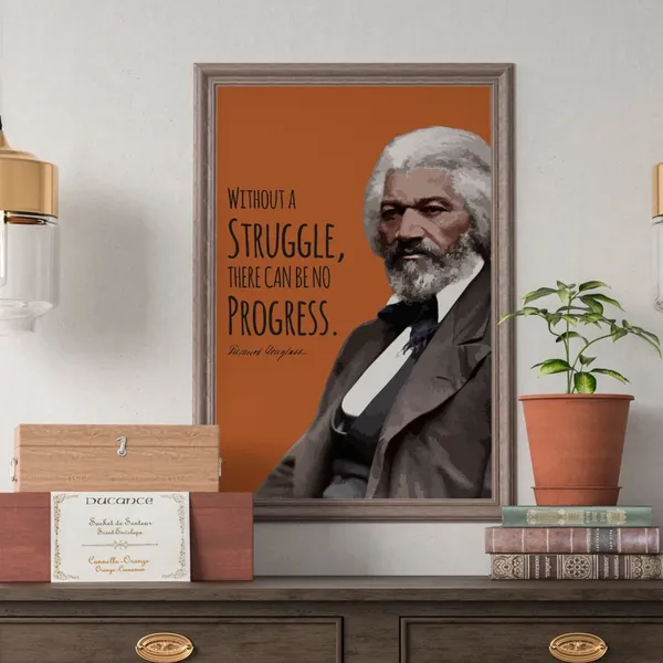 Frederick Douglass Quote, Civil Rights Art Print