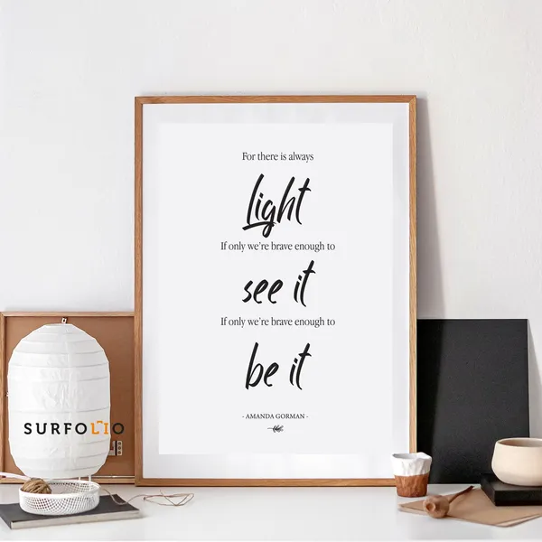 The Hill We Climb - Quote Print