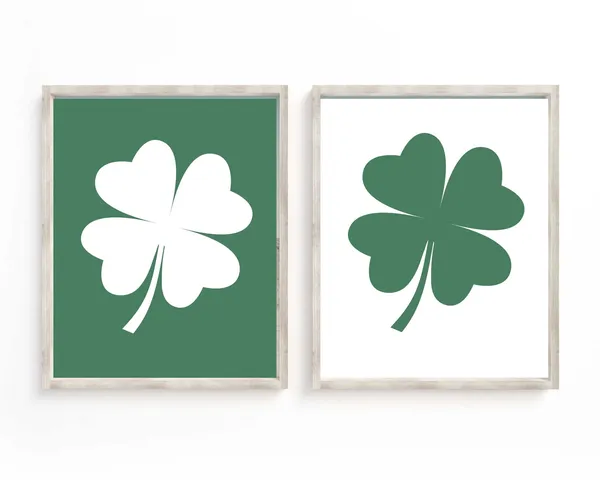 St. Patrick's Day Shamrock Farmhouse Art Print