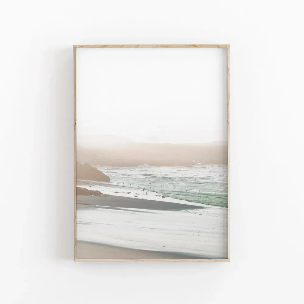 Beach Wall Decor Modern Poster Print - Image 4