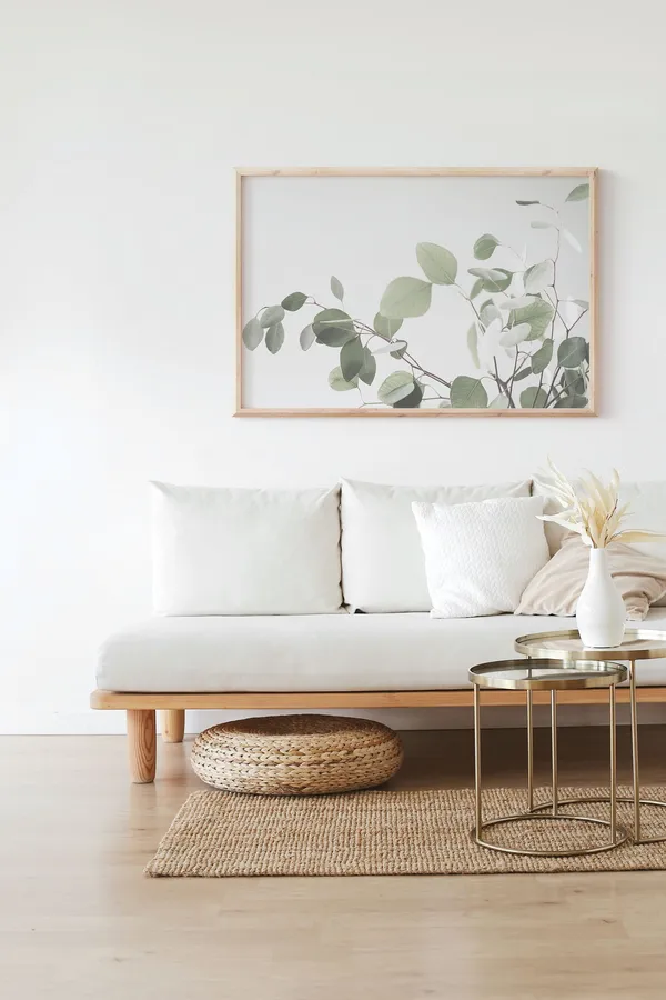 Eucalyptus Botanical Art Print, Horizontal Plant Study