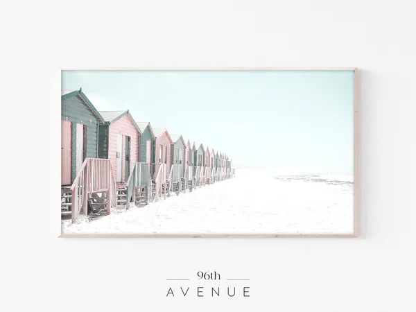 Beach Art Poster, Coastal Ocean Wall Decor