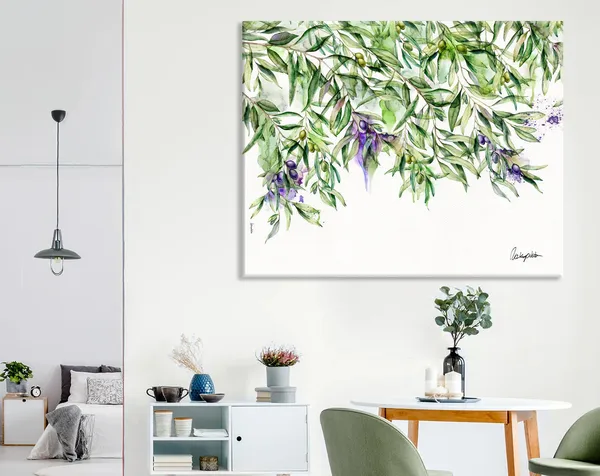 Botanical Wall Art for Dining Room, Art Print