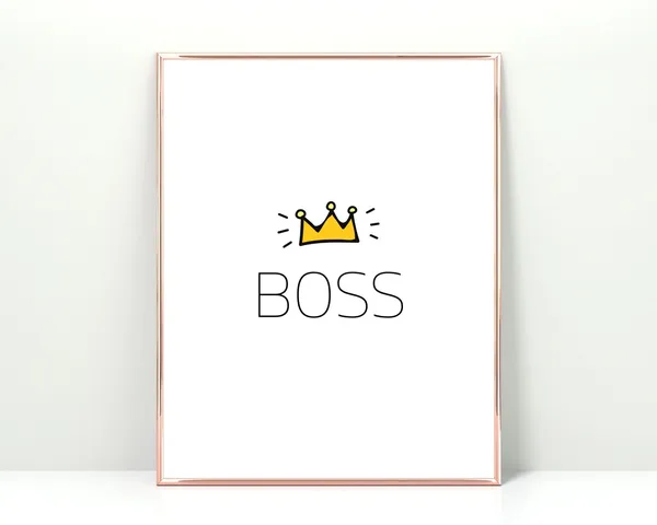 Girl Power Print Sign, Feminine Office Poster