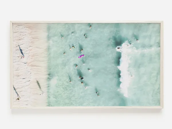 Ocean Waves Coastal Summer Surf Art Print