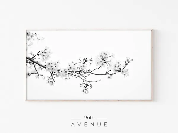 Cherry Blossom Spring Flower Art Print for TV
