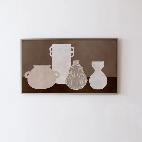 Vases Modern Art Print, Contemporary Decor