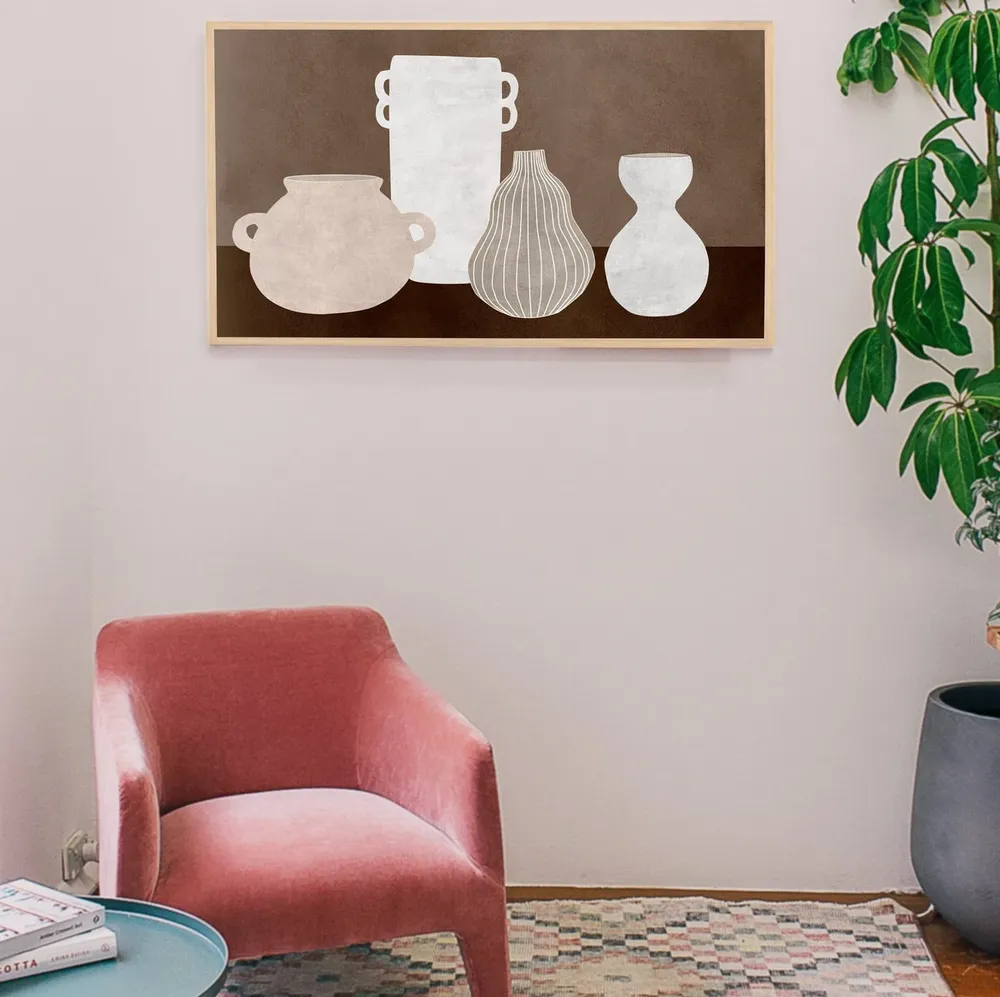 Vases Modern Art Print, Contemporary Decor - Image 3