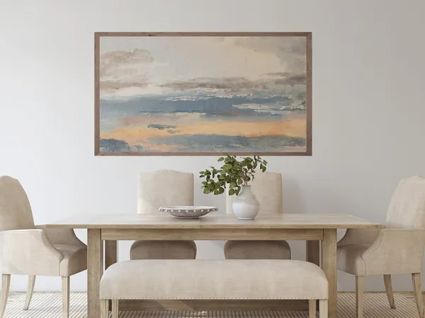 Frame TV Art Minimalist Abstract, Modern Home