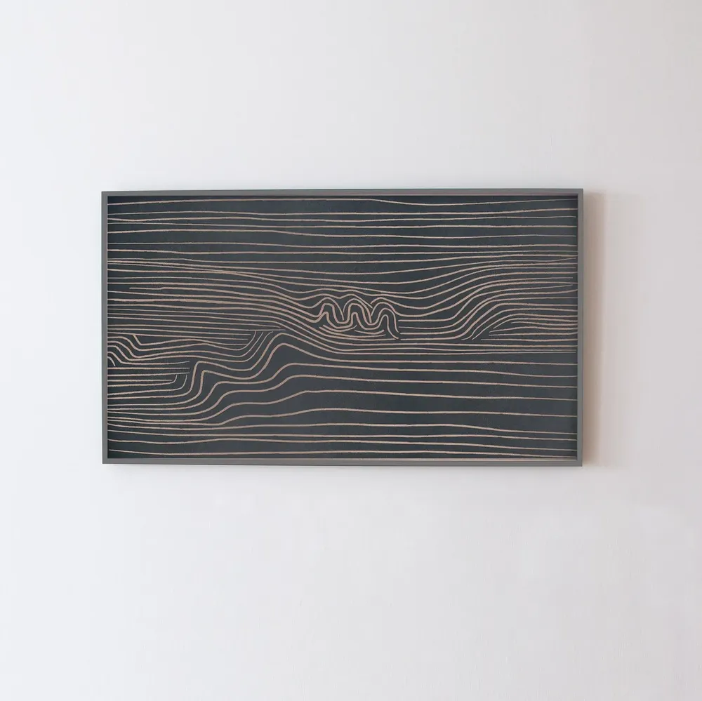 Modern Abstract Lines Wall Art Print