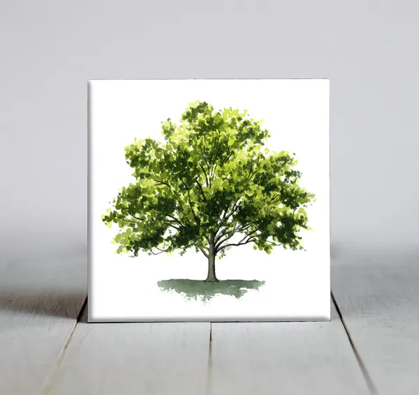 Sycamore Tree Leaf Decorative Art Print, Nature Gift