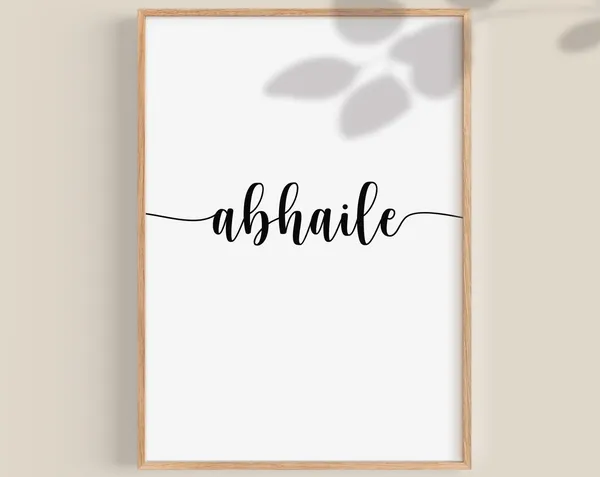 Abhaile St Patricks Day Irish Home Minimalist Art Print