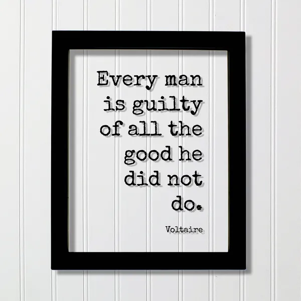 Voltaire Quote Art Print, Charity and Action