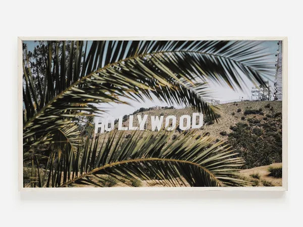 Hollywood Sign Photo Landscape Hills, Travel Poster