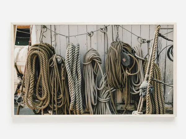 Nautical Rope Print, Coastal Decor Art Print