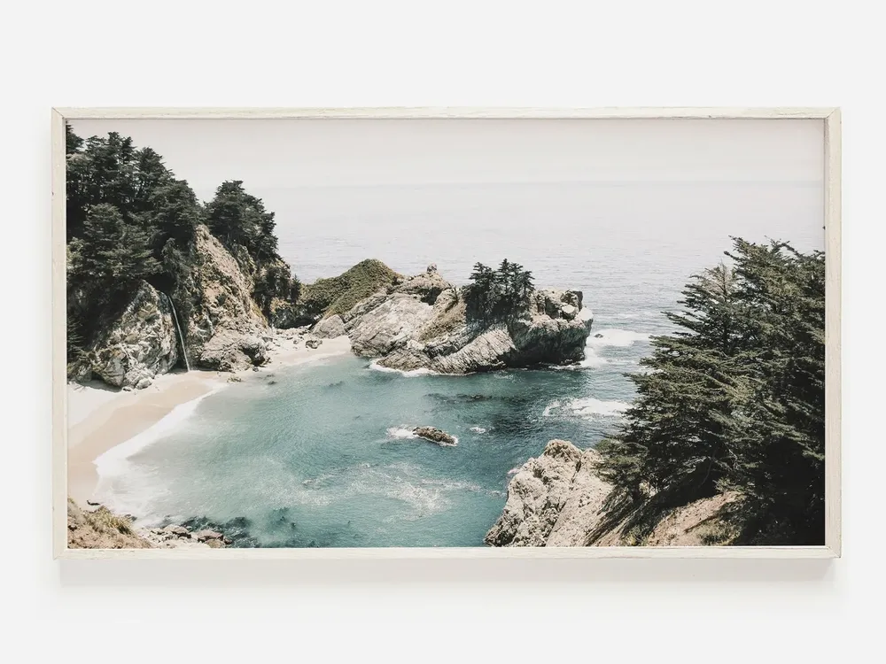Big Sur McWay Falls Coast Travel Poster