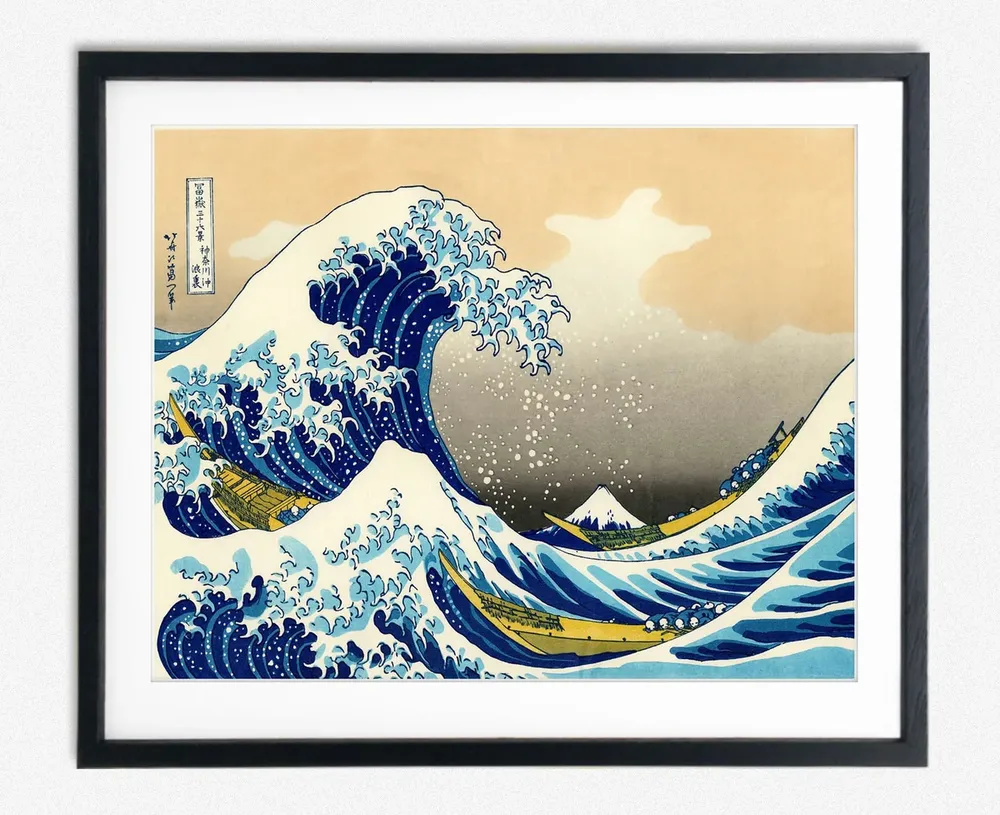 The Great Wave Off Kanagawa, Hokusai Travel Poster - Image 2