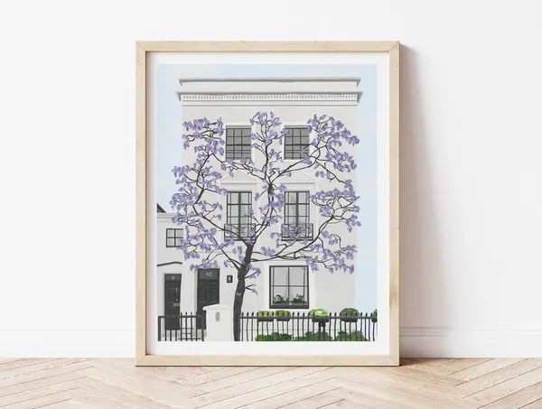 London Art Print, London Travel Poster