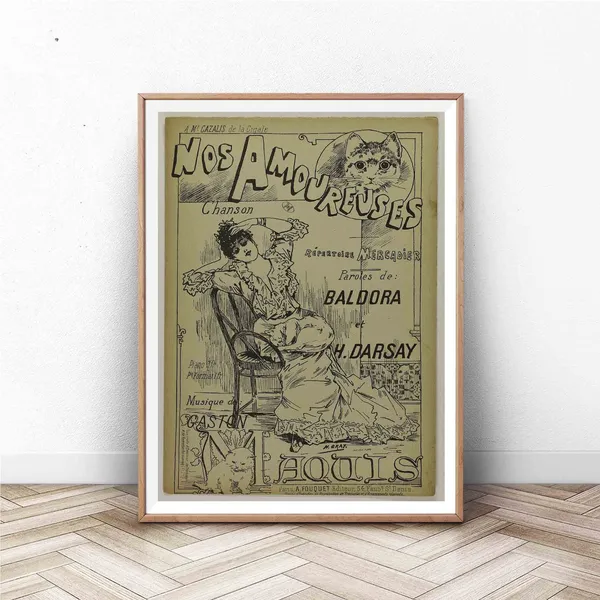 Vintage Paris French Opera Theatre Art Print