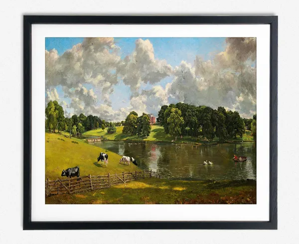 Constable's Wivenhoe Park, English Countryside Art Print