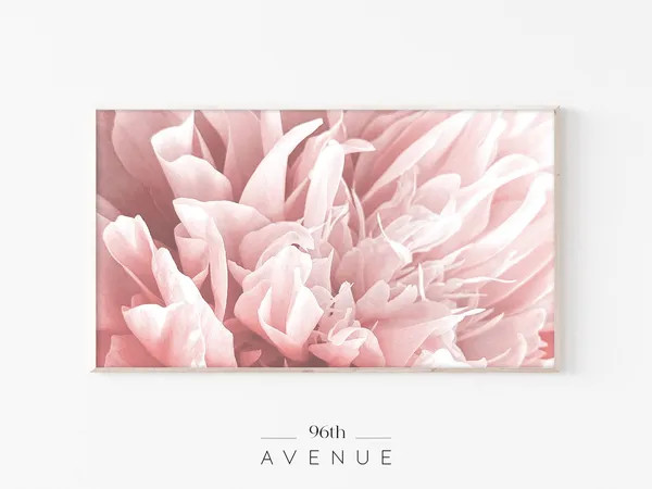 Floral Art Print for TV Frame Display