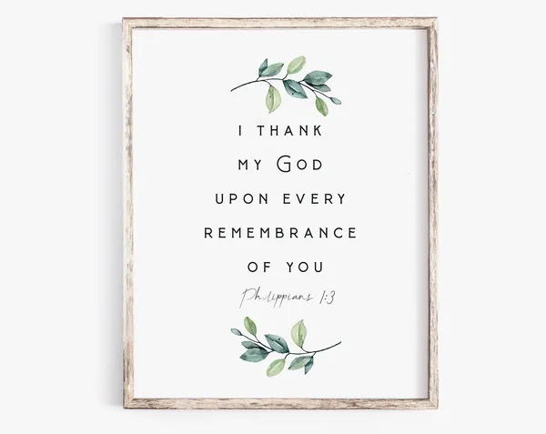 Philippians 13 Minimalist Scripture Art Print
