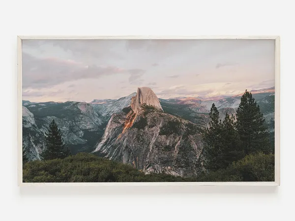 Yosemite Mountains Photo, Mountain Sunset Art Print
