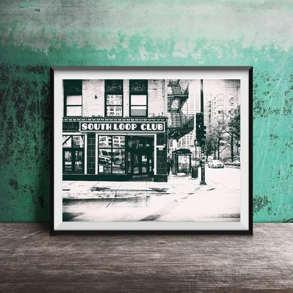 South Loop Club Chicago Photography Wall Art Print