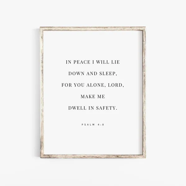 Psalm 48 Bible Verse Scripture Art Print