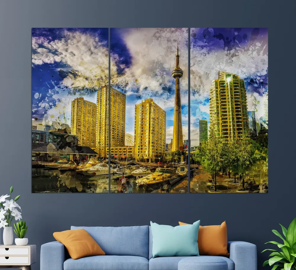 Toronto Wall Art, Canada Travel Poster - Image 3